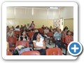 Público dos mini-cursos de tarô, oficinas de aprendizado avançado. Auditório do CEDUC 1.
